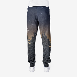 Mountain Night All-Over Print men's joggers sweatpants