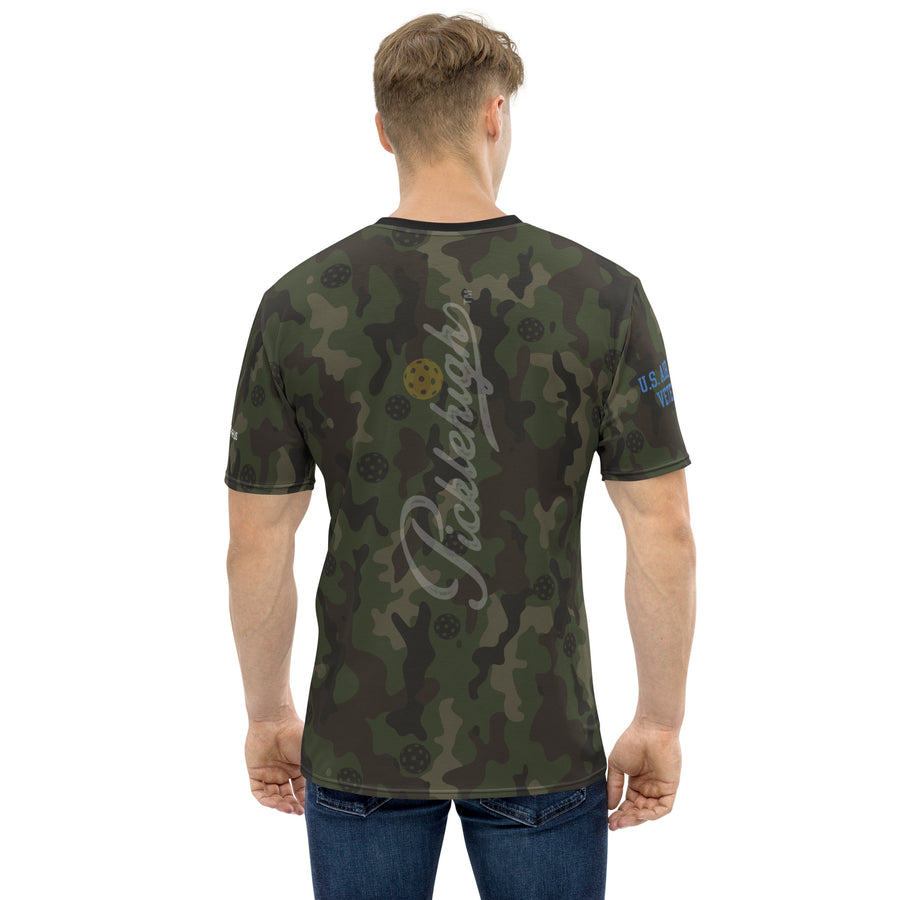 Picklehigh Camo Air Force Veteran Men's t-shirt