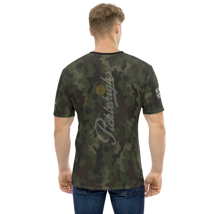 Picklehigh Camo Navy Veteran Men's t-shirt