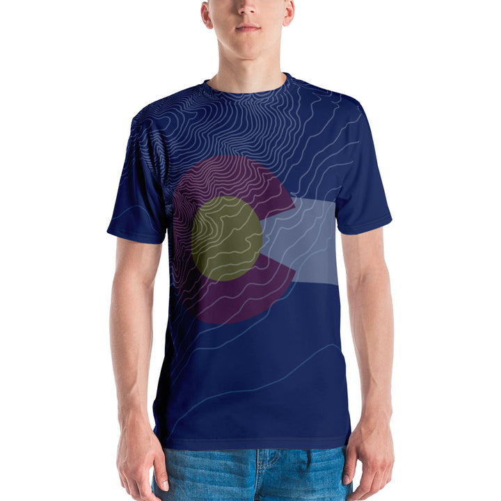 Colorado Mountain High Fade Men's T-shirt