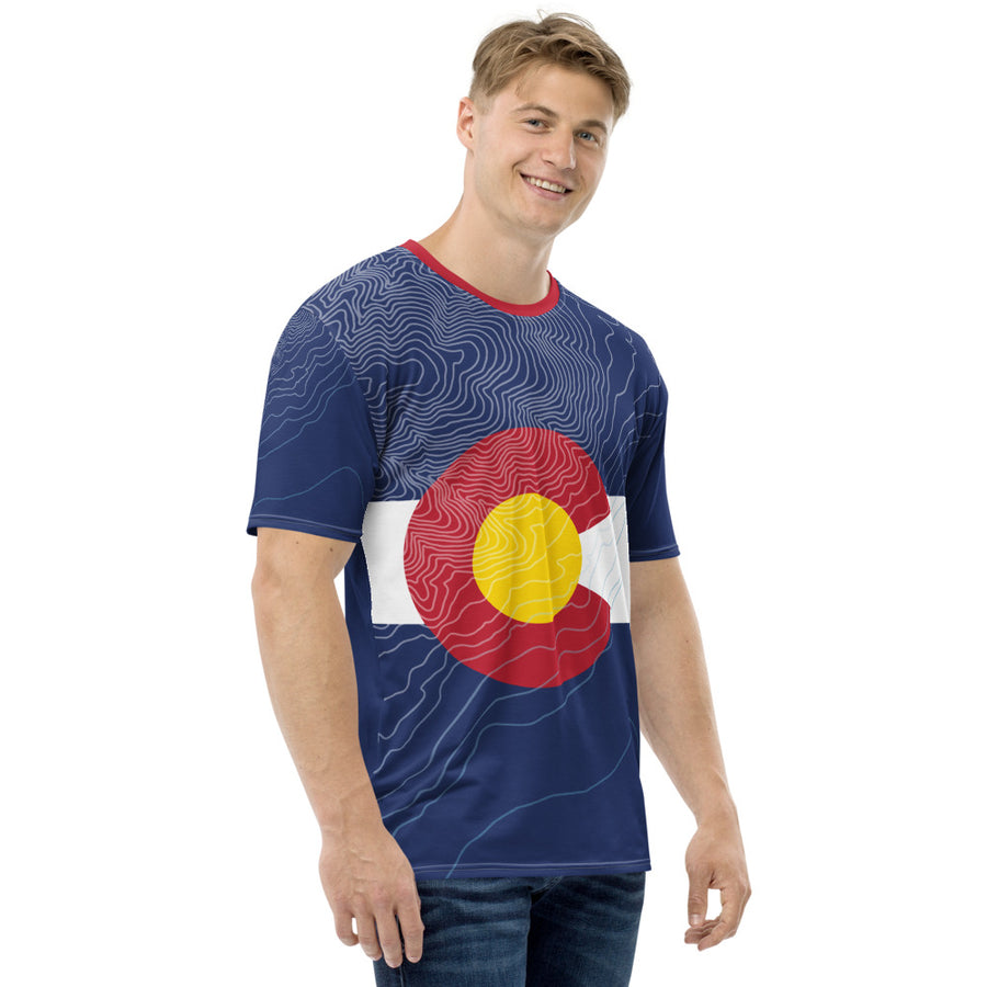 Colorado Mountain High Full Print Men's T-shirt