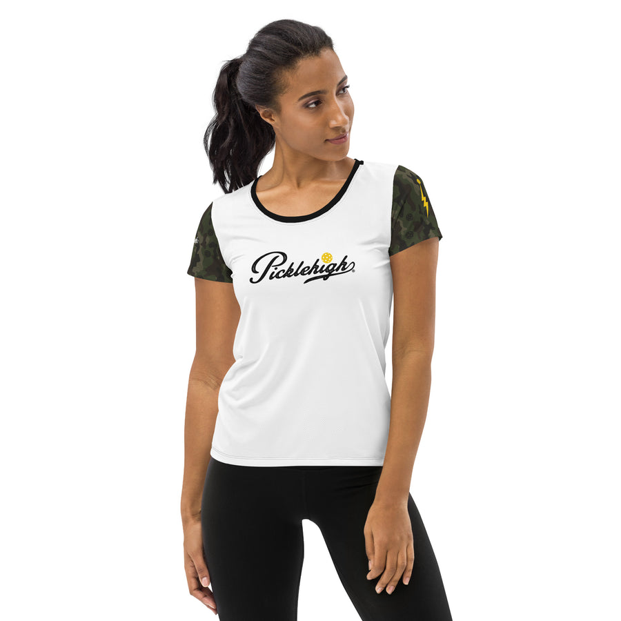 "The Ringer" Picklehigh™ All-Over Print Women's Court T-shirt