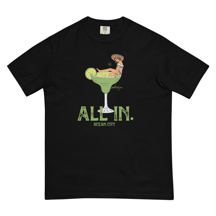 All In! Men’s garment-dyed heavyweight t-shirt