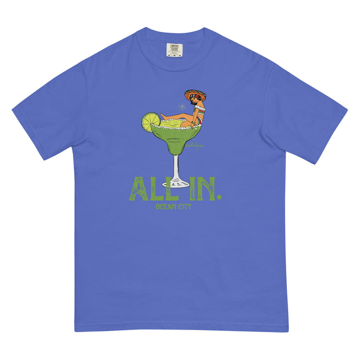 All In! Men’s garment-dyed heavyweight t-shirt