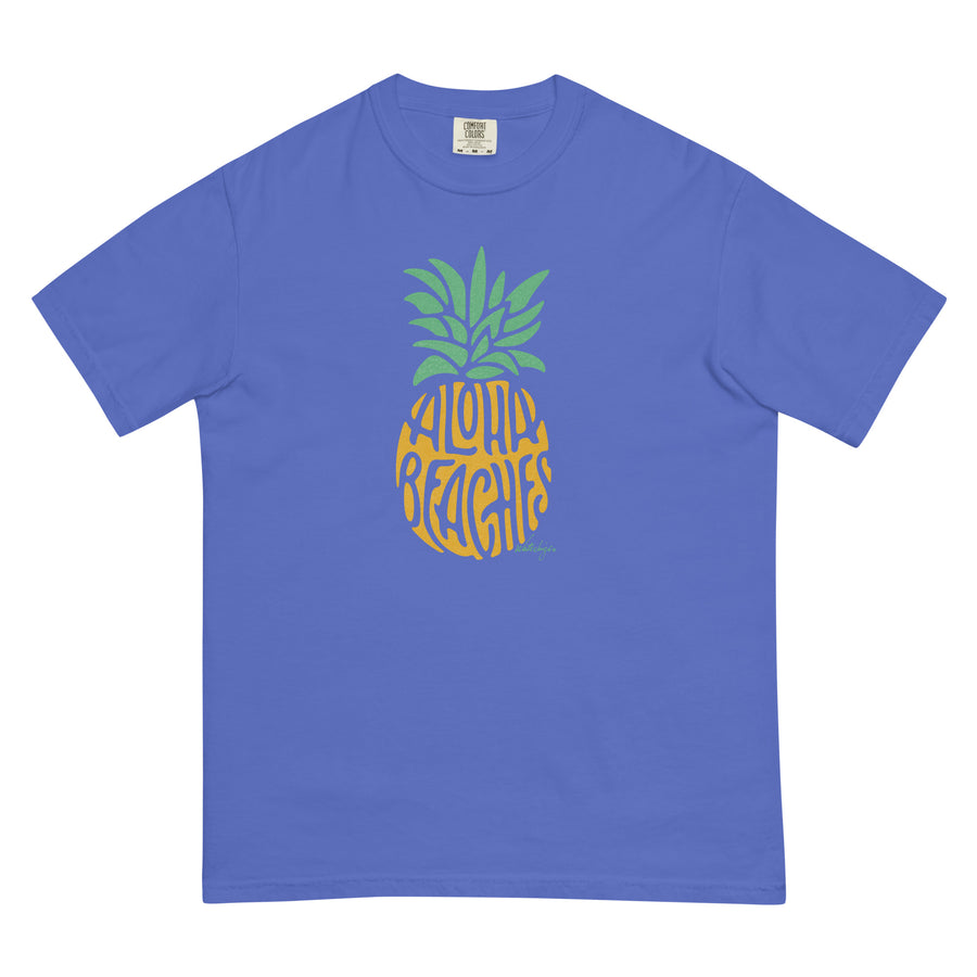 Aloha Beaches. Men’s garment-dyed heavyweight t-shirt