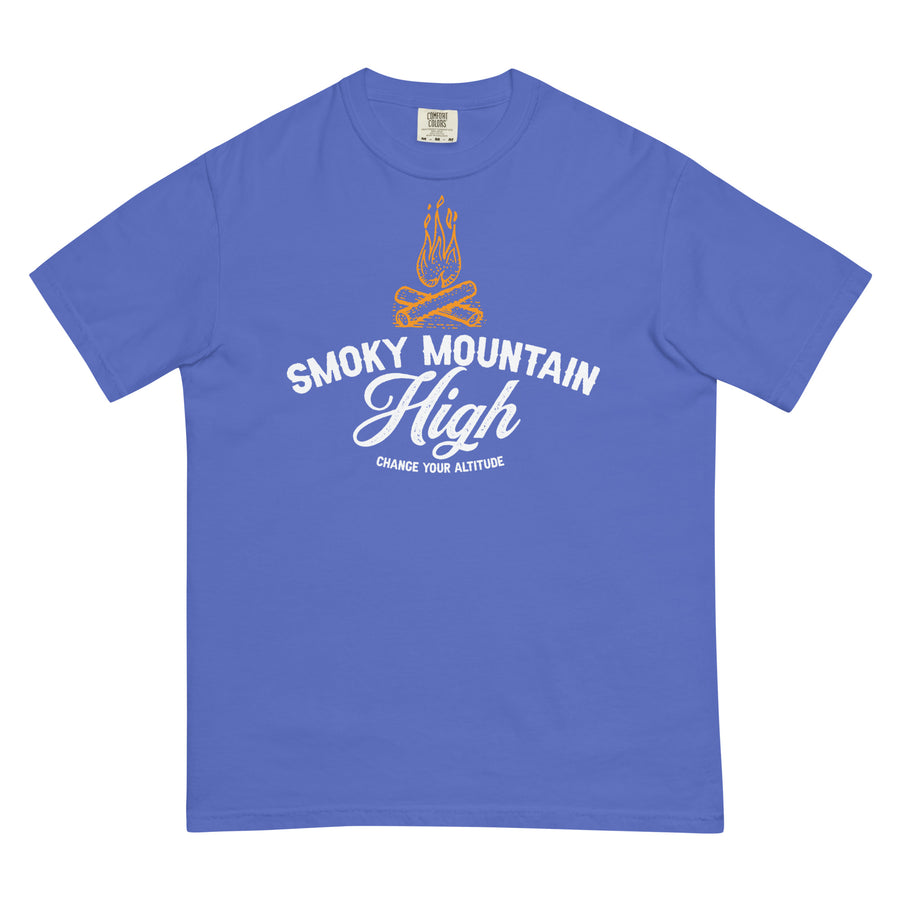 Smoky Mountainhigh Campfire unisex garment-dyed heavyweight t-shirt (Comfort Colors)