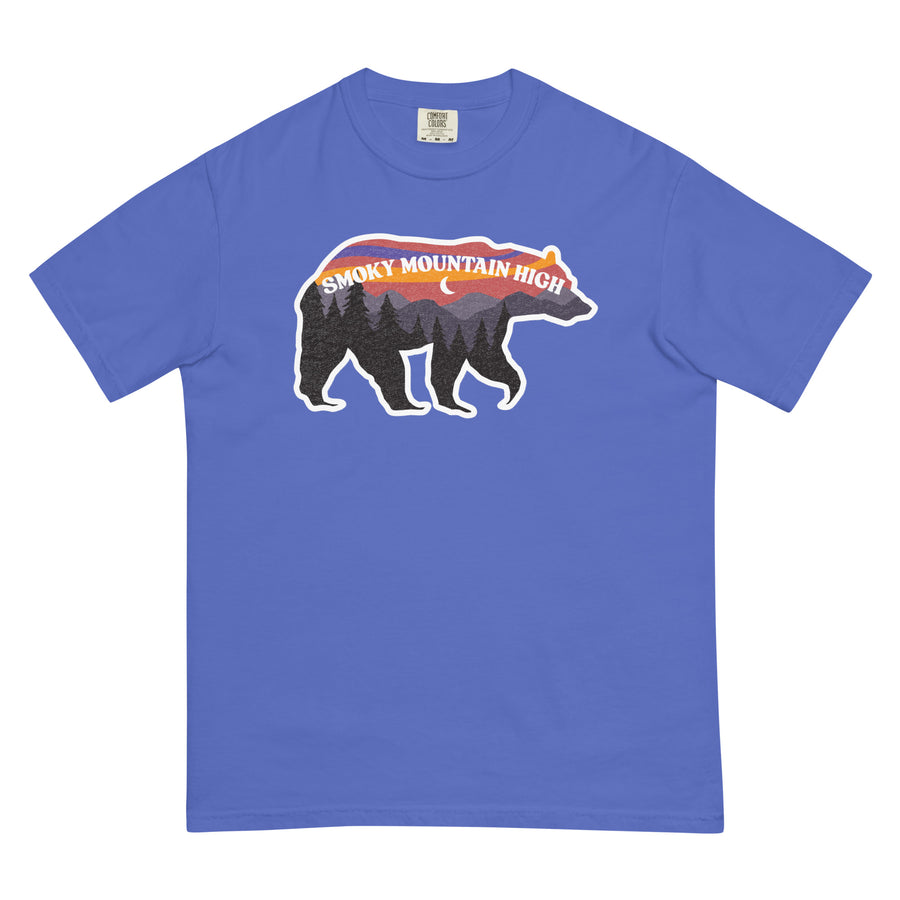 Smoky Mountain High Bear garment-dyed heavyweight t-shirt