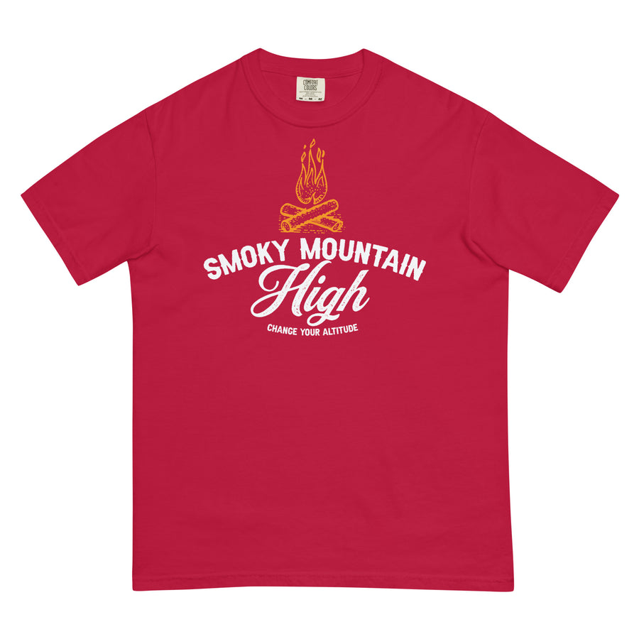 Smoky Mountainhigh Campfire unisex garment-dyed heavyweight t-shirt (Comfort Colors)