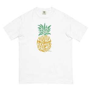 Aloha Beaches. Men’s garment-dyed heavyweight t-shirt
