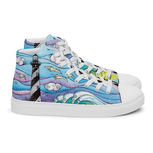 Hatteras Men’s high top canvas shoes - OBX Collection