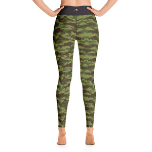 Fish Camo Yoga Leggings