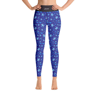 Turtle Fish Yoga Leggings