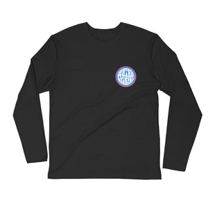 Sperm Whale Moon Long Sleeve Fitted Crew Unisex