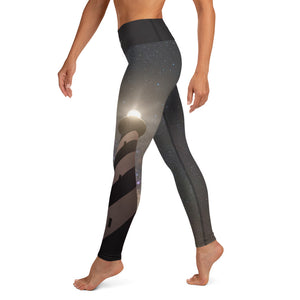 Milky Way Lighthouse Yoga Leggings - OBX Collection