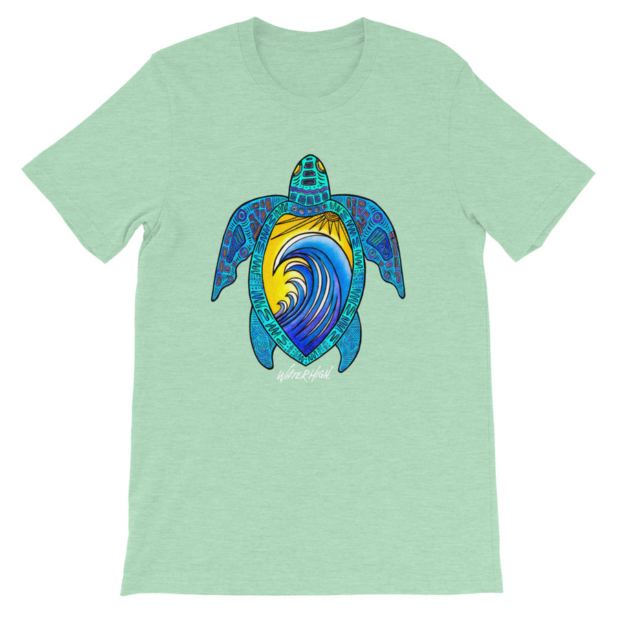Blue Wave Turtle Short-Sleeve Unisex T-Shirt Signature