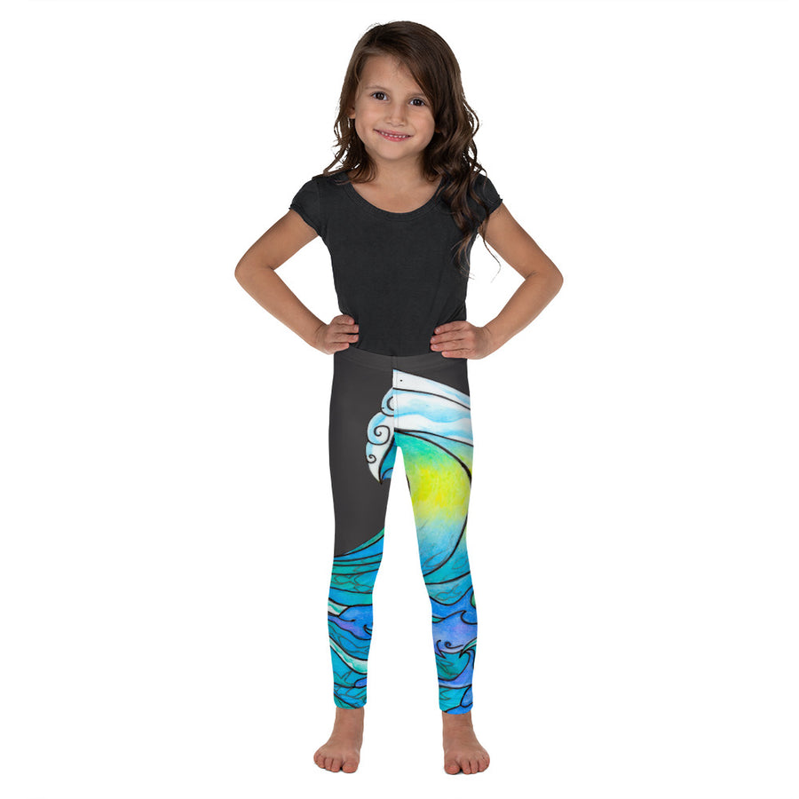 Dolphin Wave Signature Youth Leggings