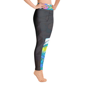 Hatteras Waves Yoga Leggings Signature - OBX Collection