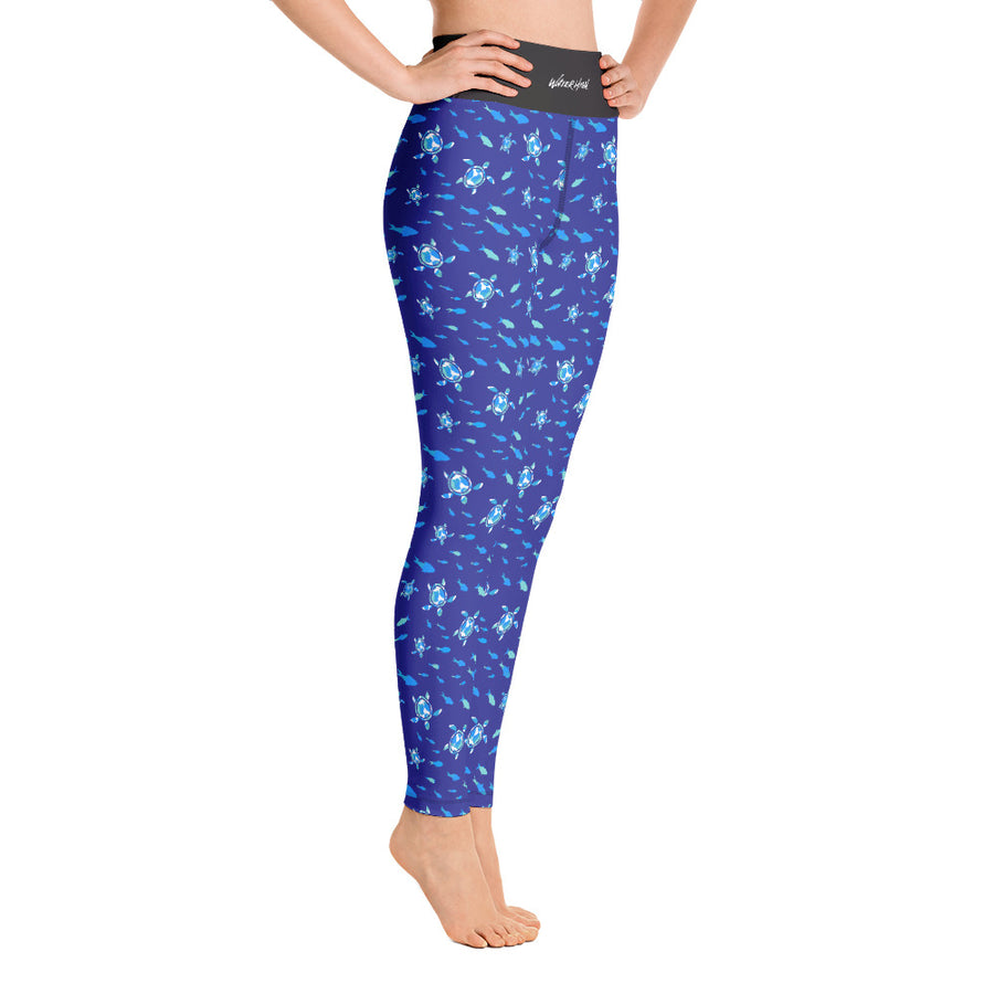 Turtle Fish Yoga Leggings