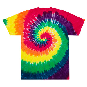 High on Water Embroidered Oversized tie-dye t-shirt