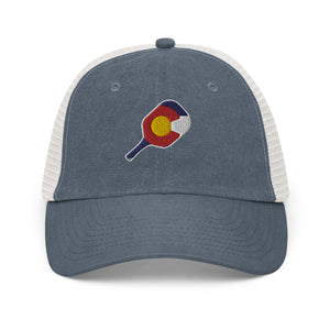 Pickleball Colorado Pigment-dyed cap