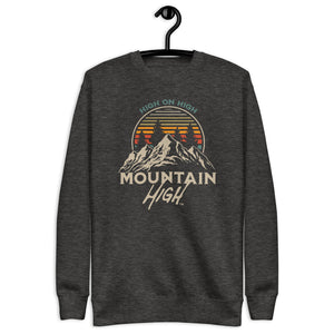 Mountain High on High Unisex Fleece Pullover