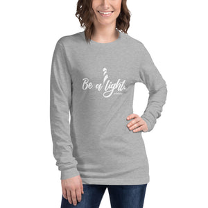 "Be a light."  WaterHigh Unisex Long Sleeve Tee - OBX Collection