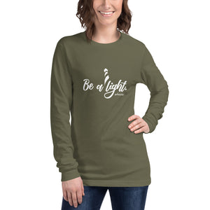 "Be a light."  WaterHigh Unisex Long Sleeve Tee - OBX Collection