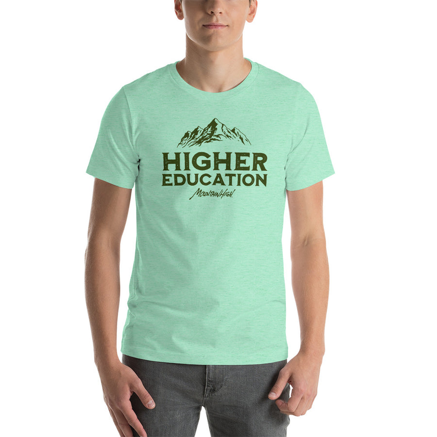 Higher Ed. Short-Sleeve Unisex T-Shirt Mountain High