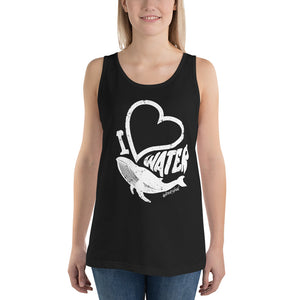 I Heart Water Unisex Tank Top