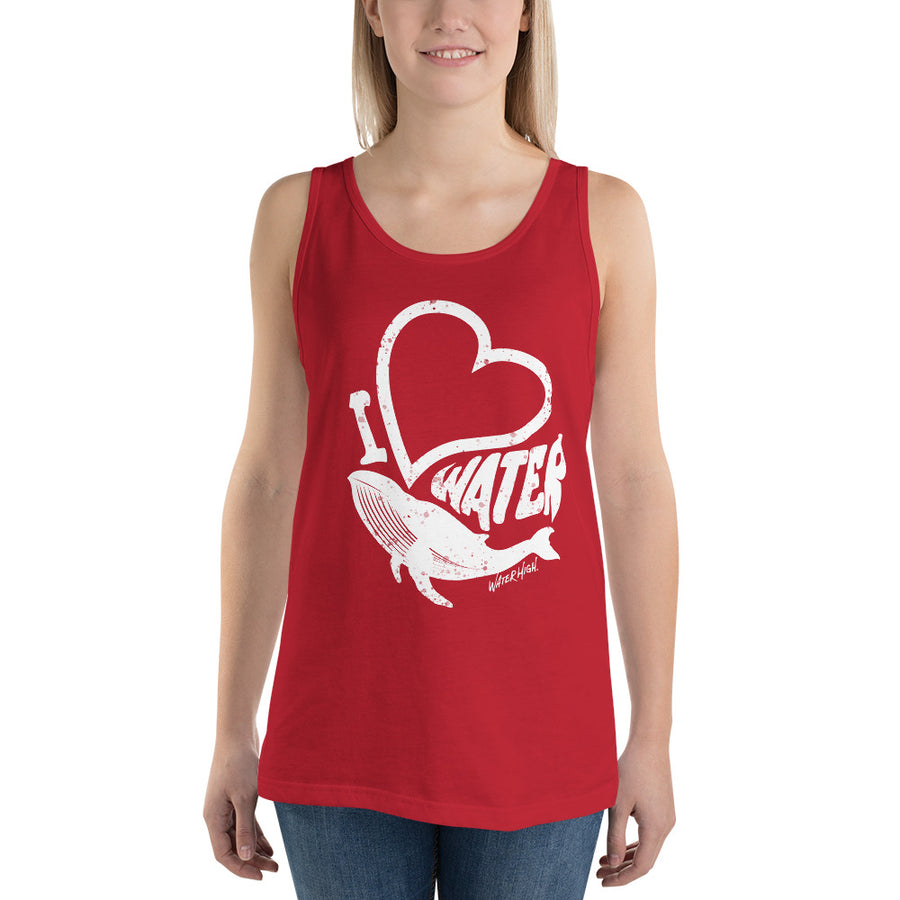 I Heart Water Unisex Tank Top