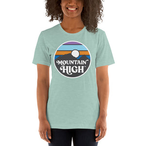 Mountain High Sunset Unisex t-shirt