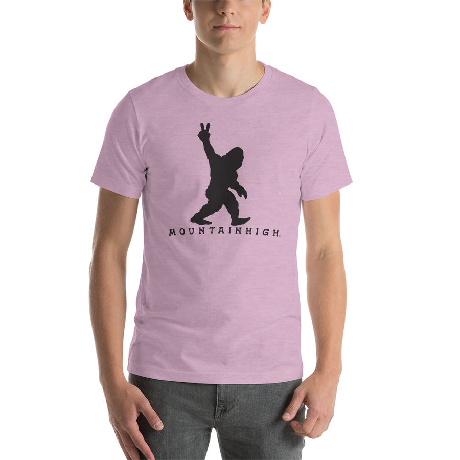 Peace Bigfoot Short-sleeve unisex t-shirt
