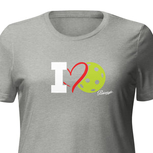 I Heart Pickle Women’s relaxed tri-blend t-shirt
