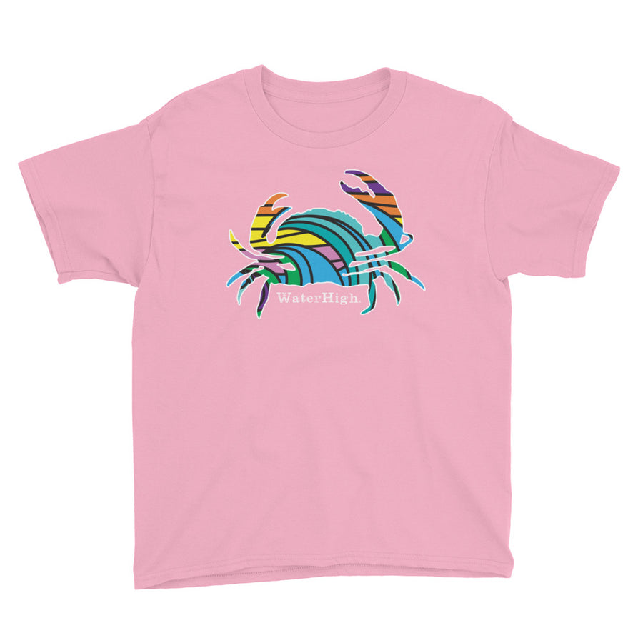 Wave Crab Youth Short Sleeve T-Shirt