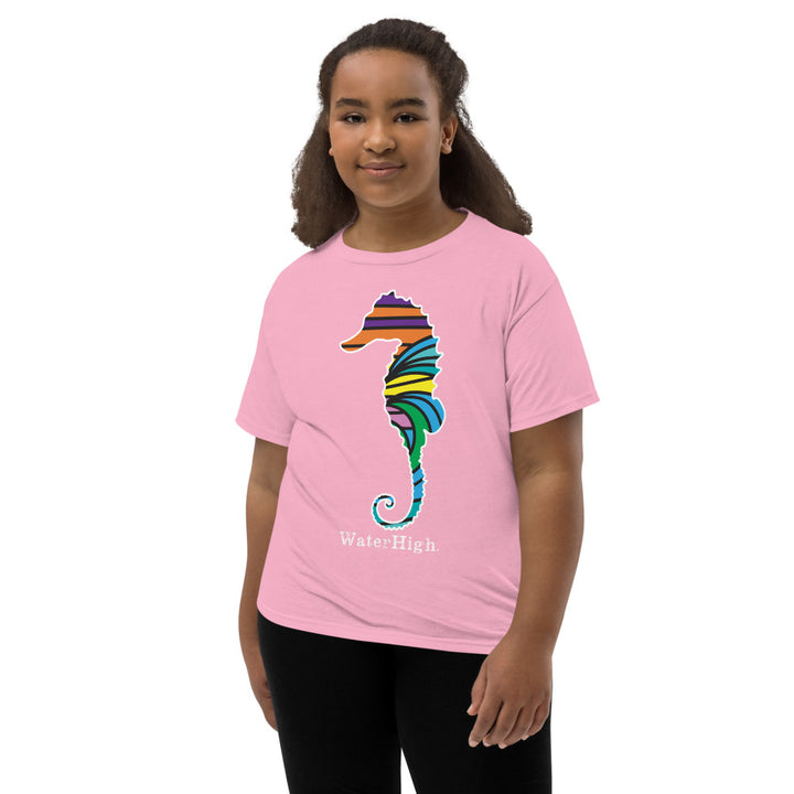 Wave Seahorse Youth Short Sleeve T-Shirt