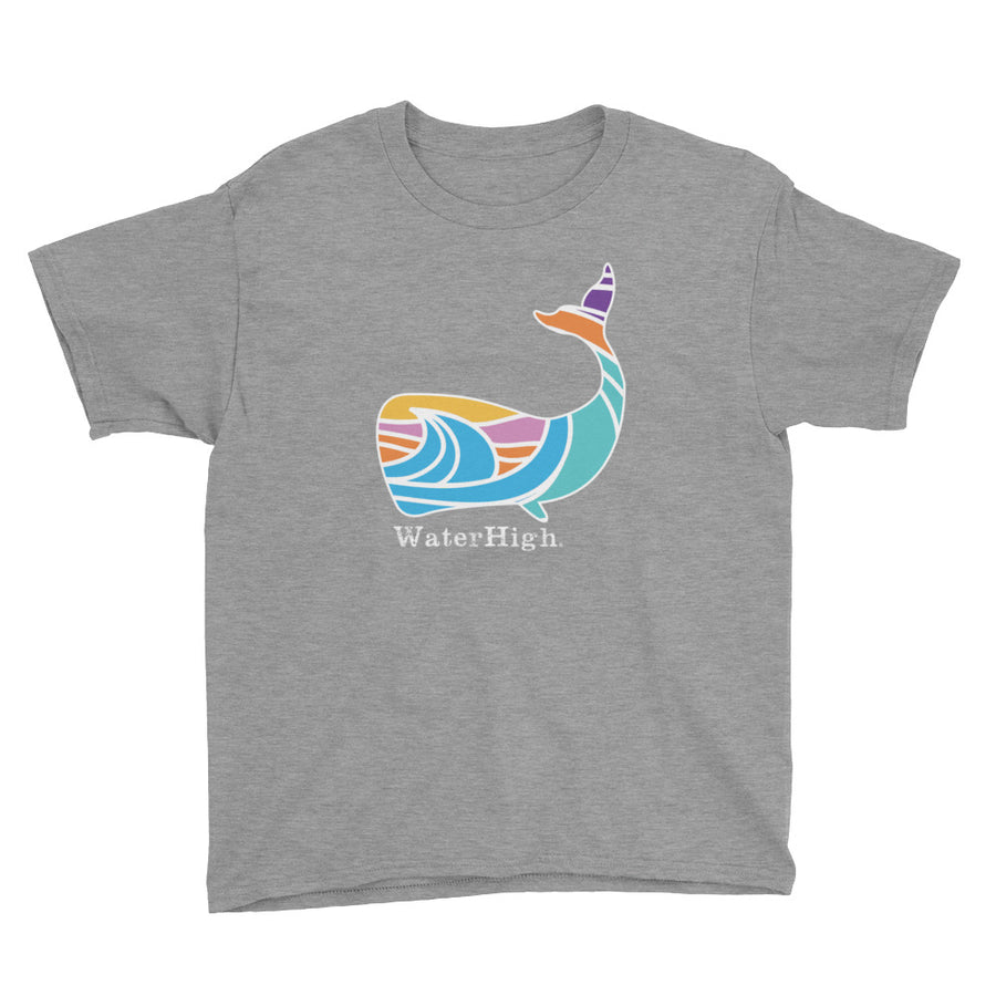 Wave Whale Youth Short Sleeve T-Shirt